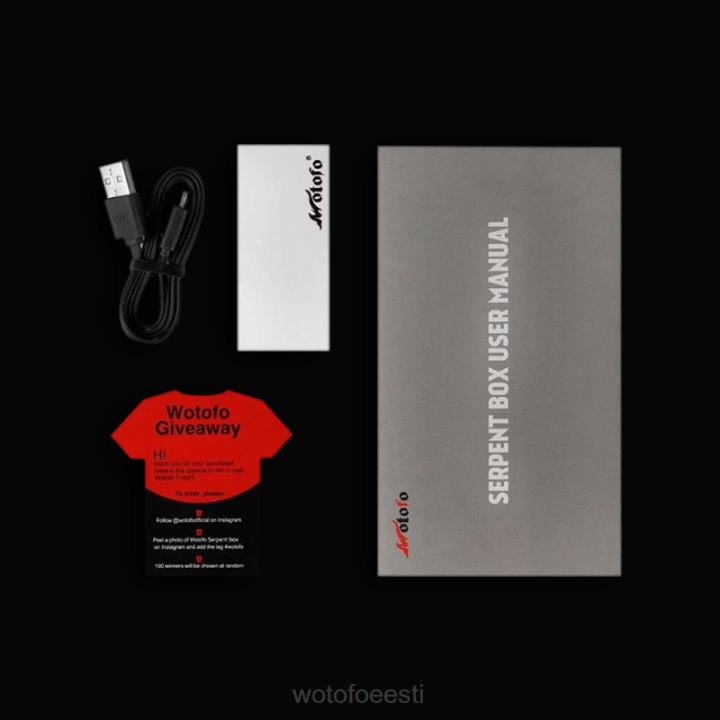 Wotofo Vape Price | Wotofo SERPENT 50w kasti mod hõbedane VPP2128