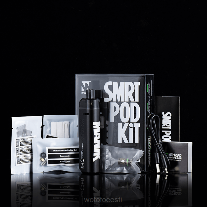 Wotofo Disposable Vape | Wotofo SMRT kauna komplekt must pnp komplekt VPP216
