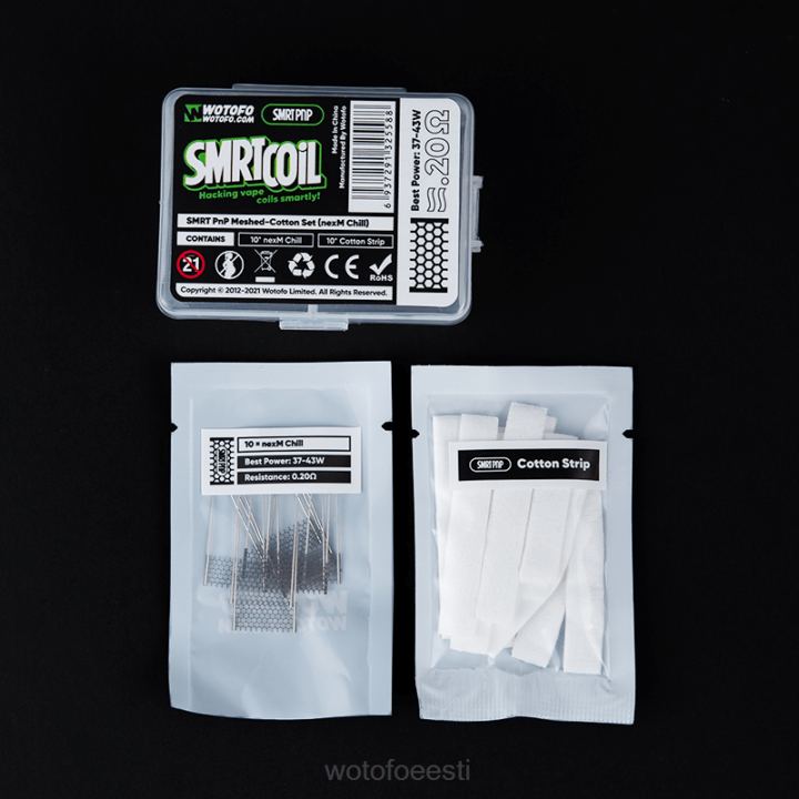 Wotofo Bar | Wotofo SMRT pnp võrk-puuvilla komplekt nexmesh chill VPP2317