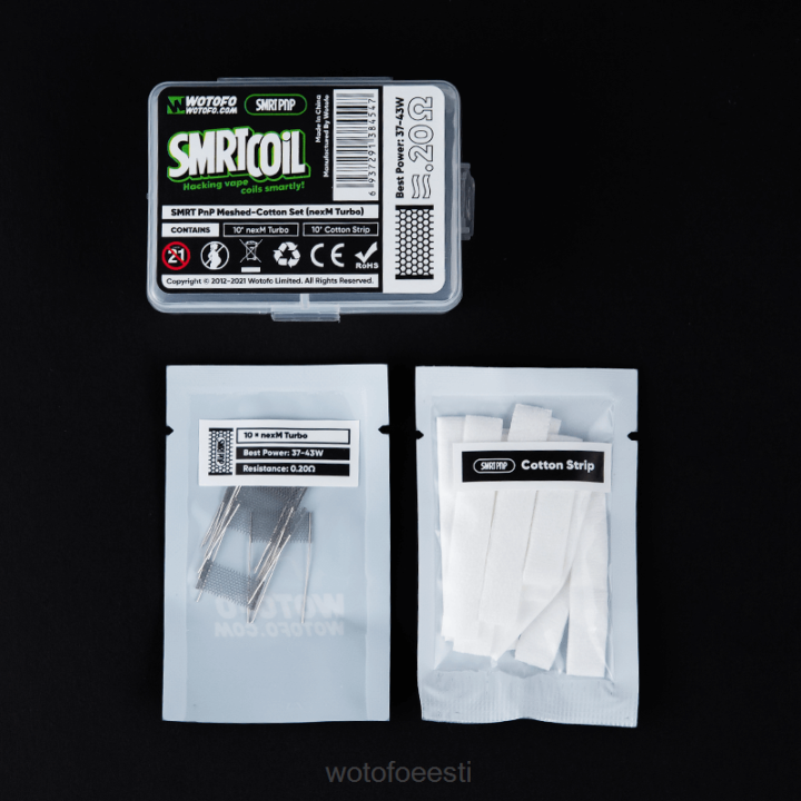 Wotofo Bar | Wotofo SMRT pnp võrk-puuvilla komplekt nexmesh chill VPP2317