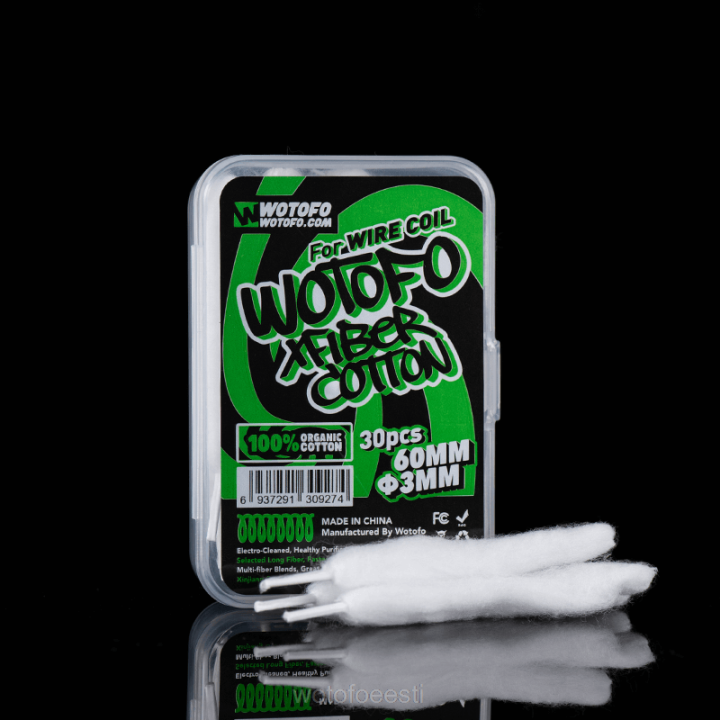 Wotofo Disposable Vape | Wotofo xfiber puuvill Paksus 3mm-30tk VPP2316