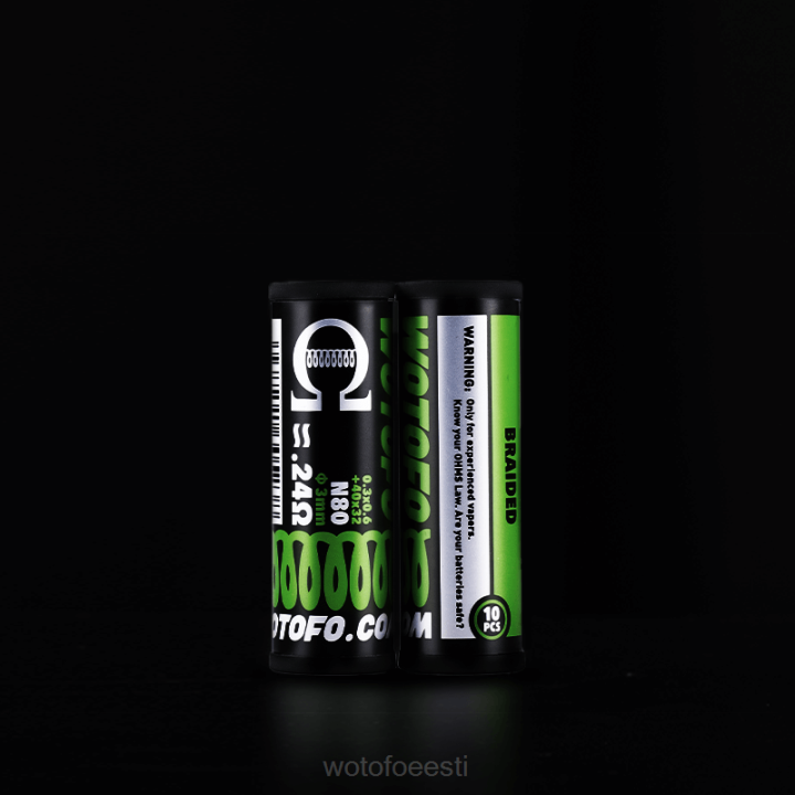Wotofo Price | Wotofo eelehitatud mähised kahetuumaline sulatatud clapton 0,28 oomi 10 tk VPP2314