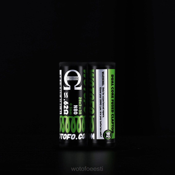 Wotofo Price | Wotofo eelehitatud mähised kahetuumaline sulatatud clapton 0,28 oomi 10 tk VPP2314