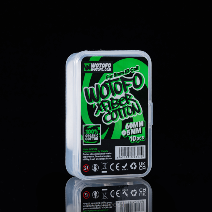 Wotofo Vape Price | Wotofo xfiber puuvill id coili jaoks Paksus 5mm 10tk VPP2348